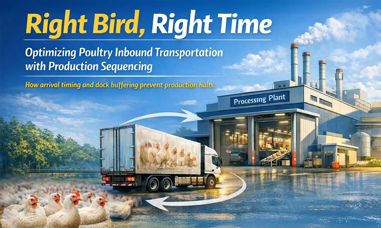 Optimizing Poultry Inbound Transportation Through Production Sequencing